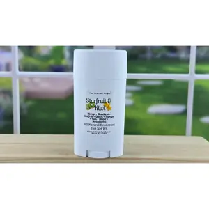 TSA Handmade All-Natural Starfruit & Kiwi Magnesium Hydroxide Deodorant - Fruity Deodorant - Underarm Care - Body Care - Lightweight - Moisturizing - Nourishing - Shea Butter