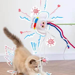 Baby Three Cat Teasing Stick Plush Series Blind Box