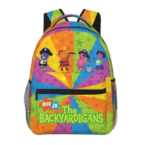 Casual The backyardigans Outdoor Backpack Backyardigans Laptop Daypack Aesthetic Plush Print The backyardigans merch Travel Backpack for School Work Camping Women Men, Ideal for Music Festivals, Birthday Gifts & Christmas