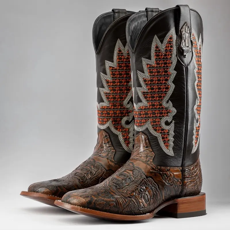 “The Silent Four” Brown - Square Toe “The Silent Four” Brown - Square Toe