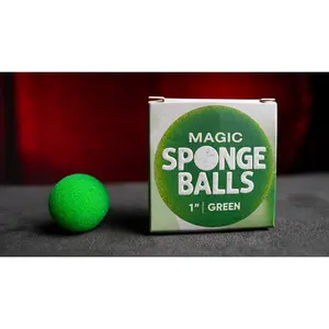 Magic Sponge Balls 4PK GREEN 1" by Murphy's Magic