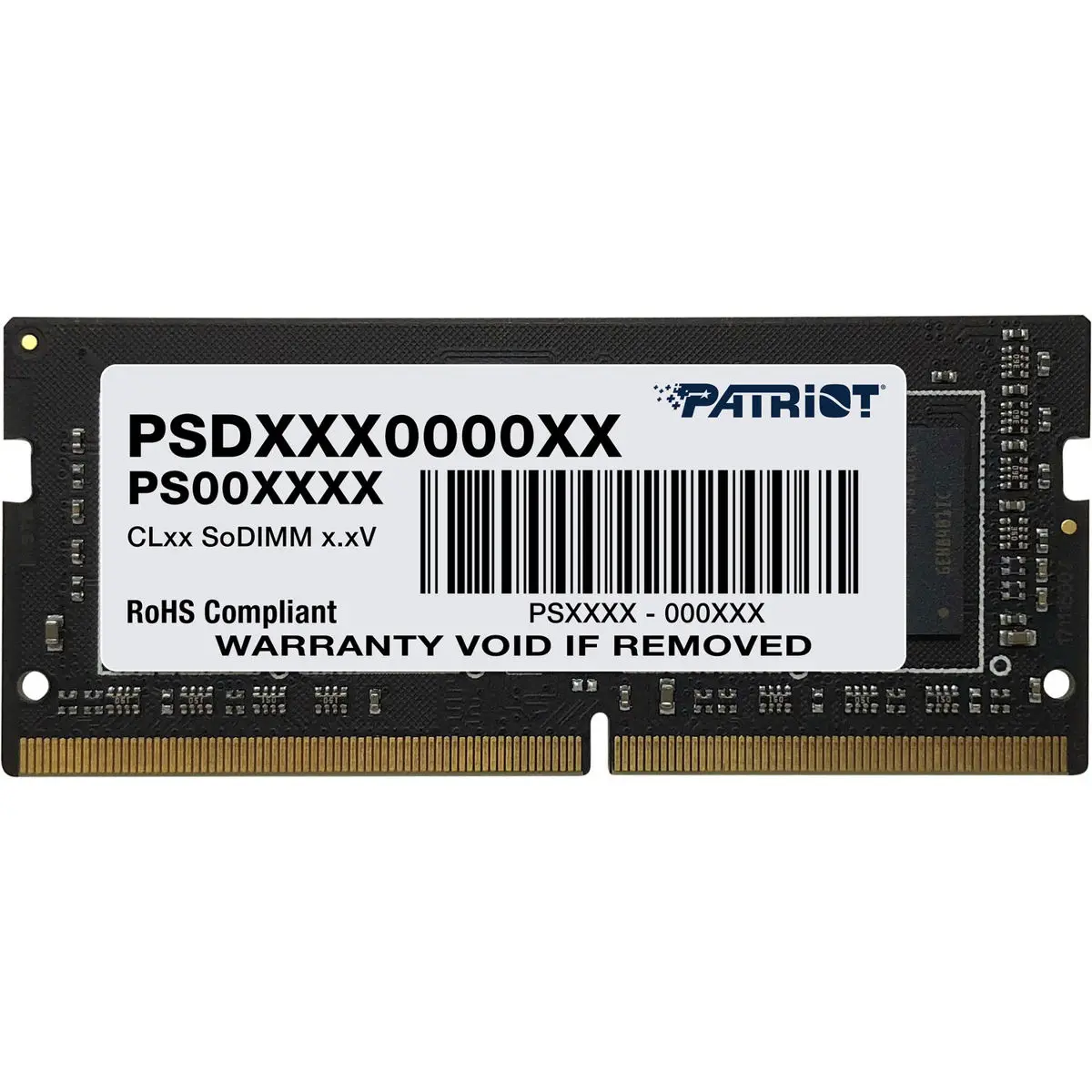 Patriot Signature Line Series DDR4 32GB (1x32GB) 3200MHz CL22 SODIMM Laptop/Notebook Memory Module