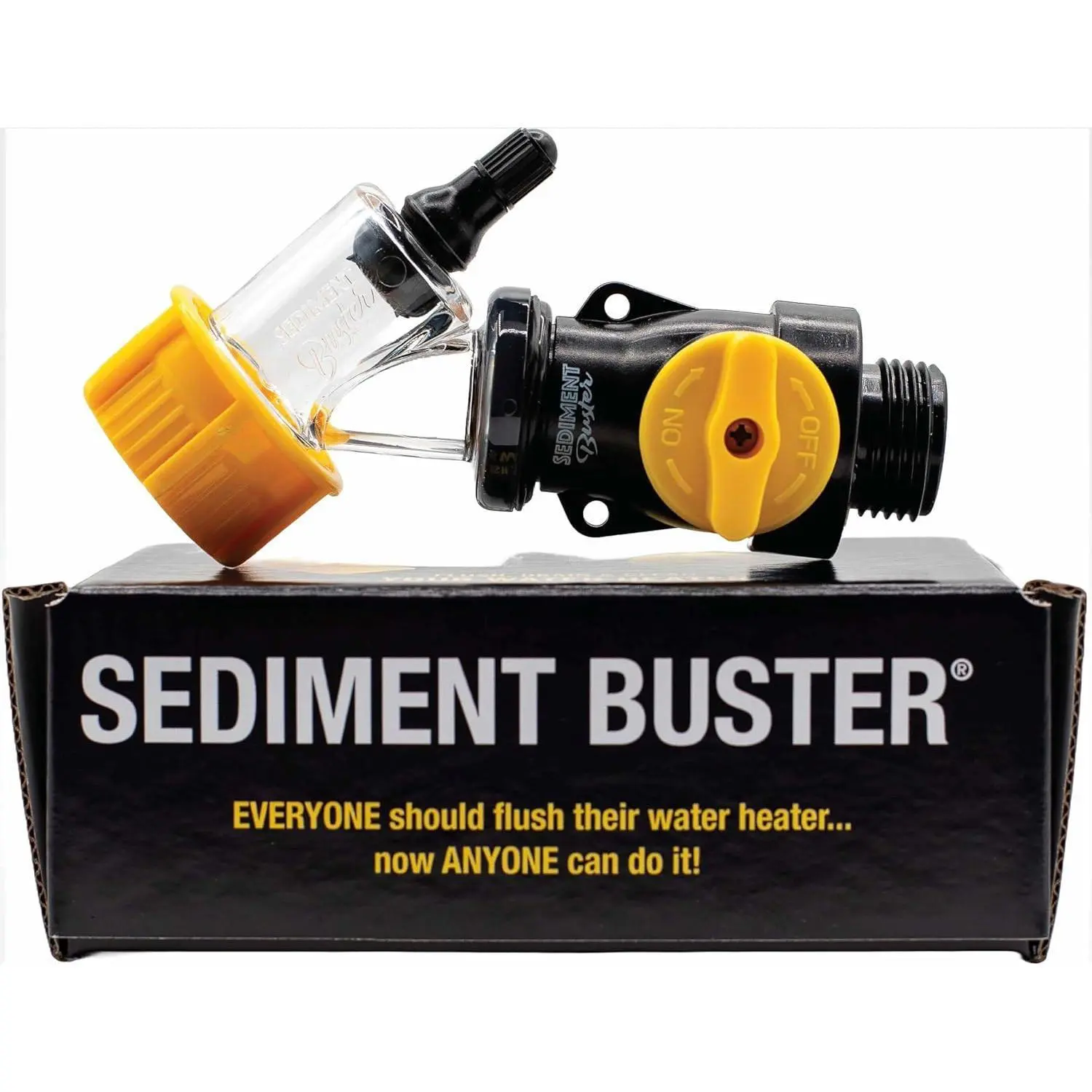 Verified V699054 Water Heater Flushing & Cleaning Tool - Plumber-Driven Innovation for DIY Users, See-Through View, Visual Flow Confirmation, Stirs and Removes Dirt, Sediment Clog Drainage, Fits Gas/Electric Heaters, Includes Video Instructions
