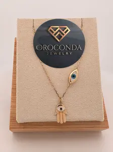 Collar Ojo Turco 14k Gold