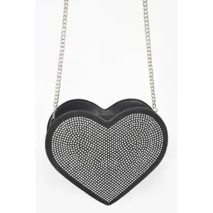 Hot Fix Heart Shape Bag