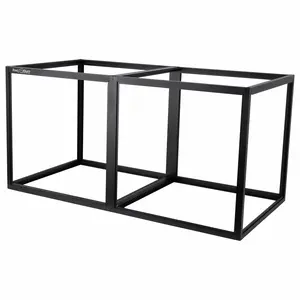 Reptile Enclosure Stand 48x24inch for Off-Floor Placement and Stunning Display-Elevate Your Reptile's Home 24 inches Height(Black)