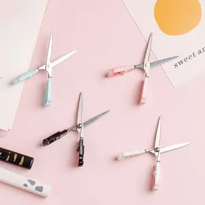 Portable Foldable Mini Scissors, 3/6/20pcs Creative Multifunctional Mini Scissors, Art Supplies for Home Travel Crafts Paper Cutting