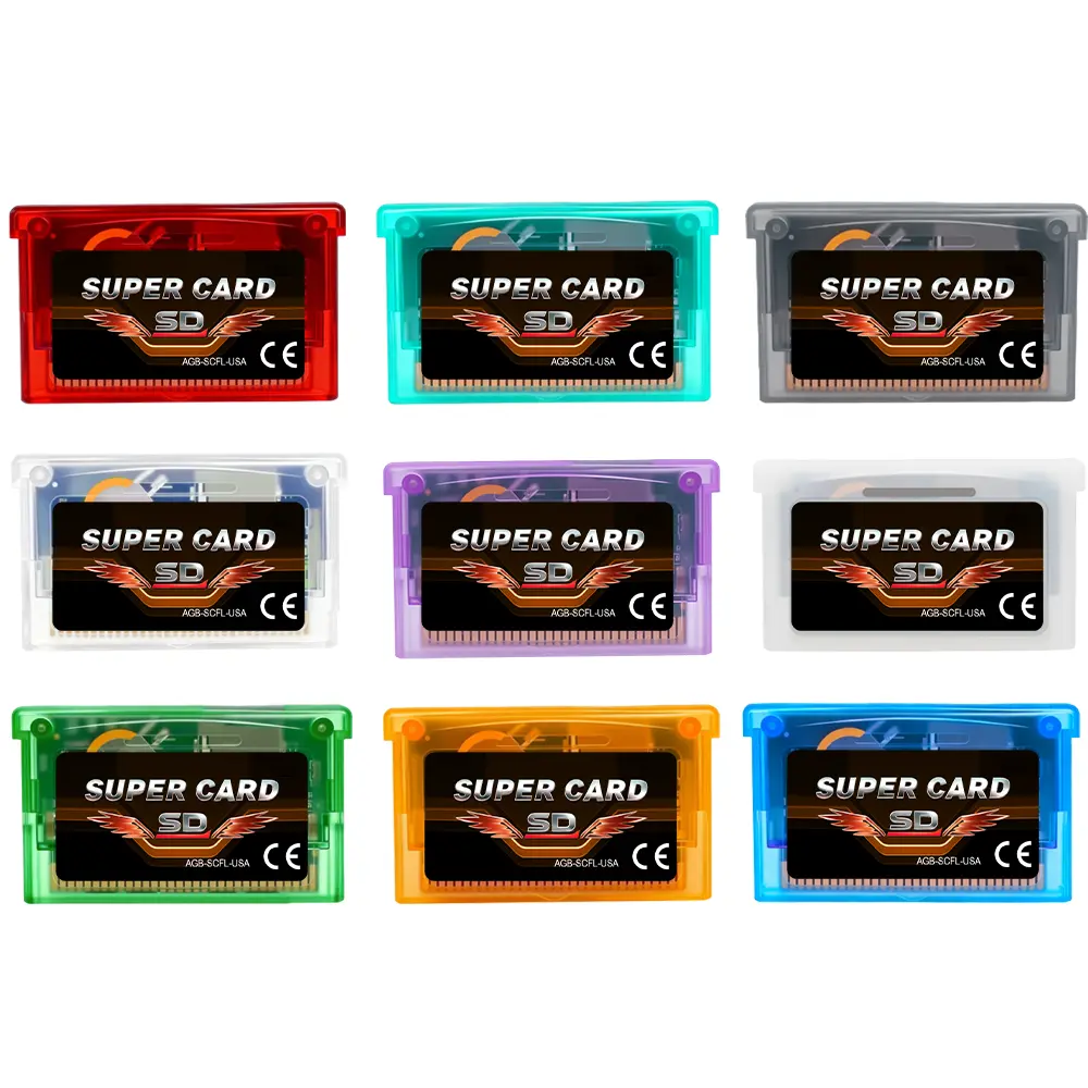 Supercard Card Mini sd Flash GBA Cart GBA Cartridge Retro Game with GBA GBC GB NES Compatible DS