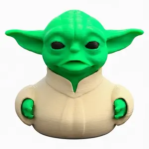 Mystic Space Sage Duck – Cute Alien-Style 3D Printed Collectible Desk Decor
