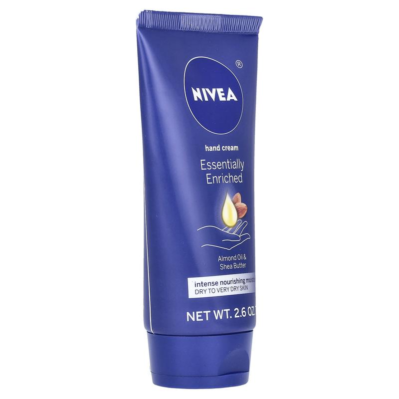 Nivea Essentially Enriched Hand Cream, Almond Oil & Shea Butter, 2.6 oz (74 g)