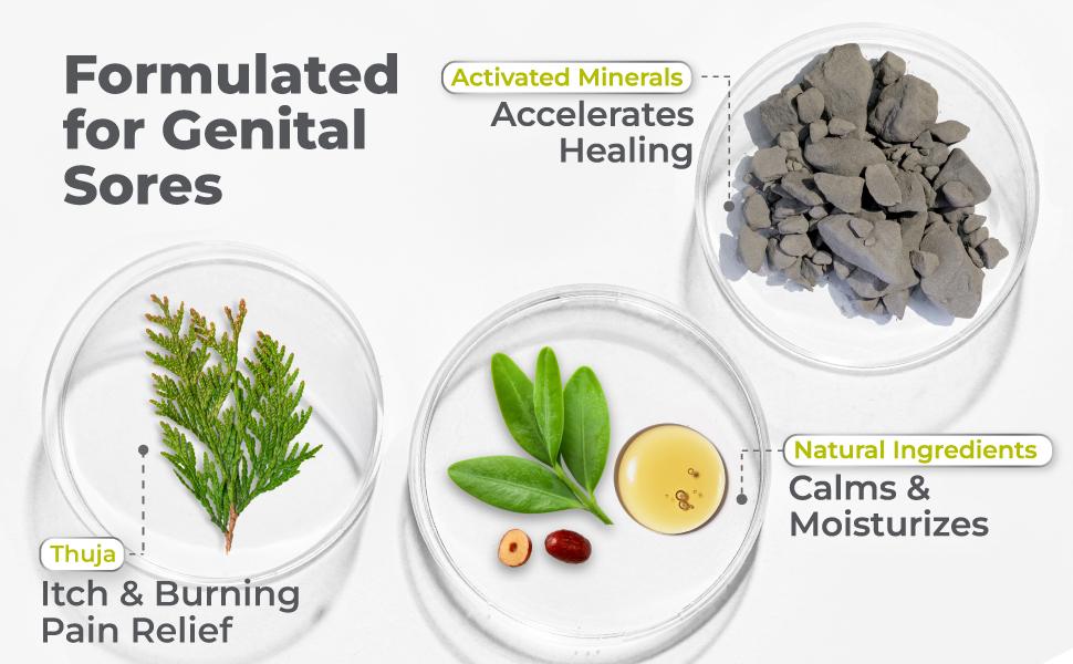 Terragen HG Formula MAX Genital Sores Cream by terrasil, Fast Soothing Natural Treatment for Effective Outbreak Support for Men and Women (14g)