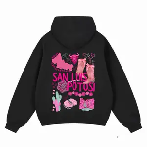 San Luis Potosí SLP Mexico Pink Herencia Collection Sweater with Unique Design Elements Unisex Soft Feminine and Strong Pink Sweater for Niñas and Mujeres