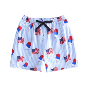 Imcute Boys Swim Trunks with Compression Liner Toddler Stretch Swim Shorts