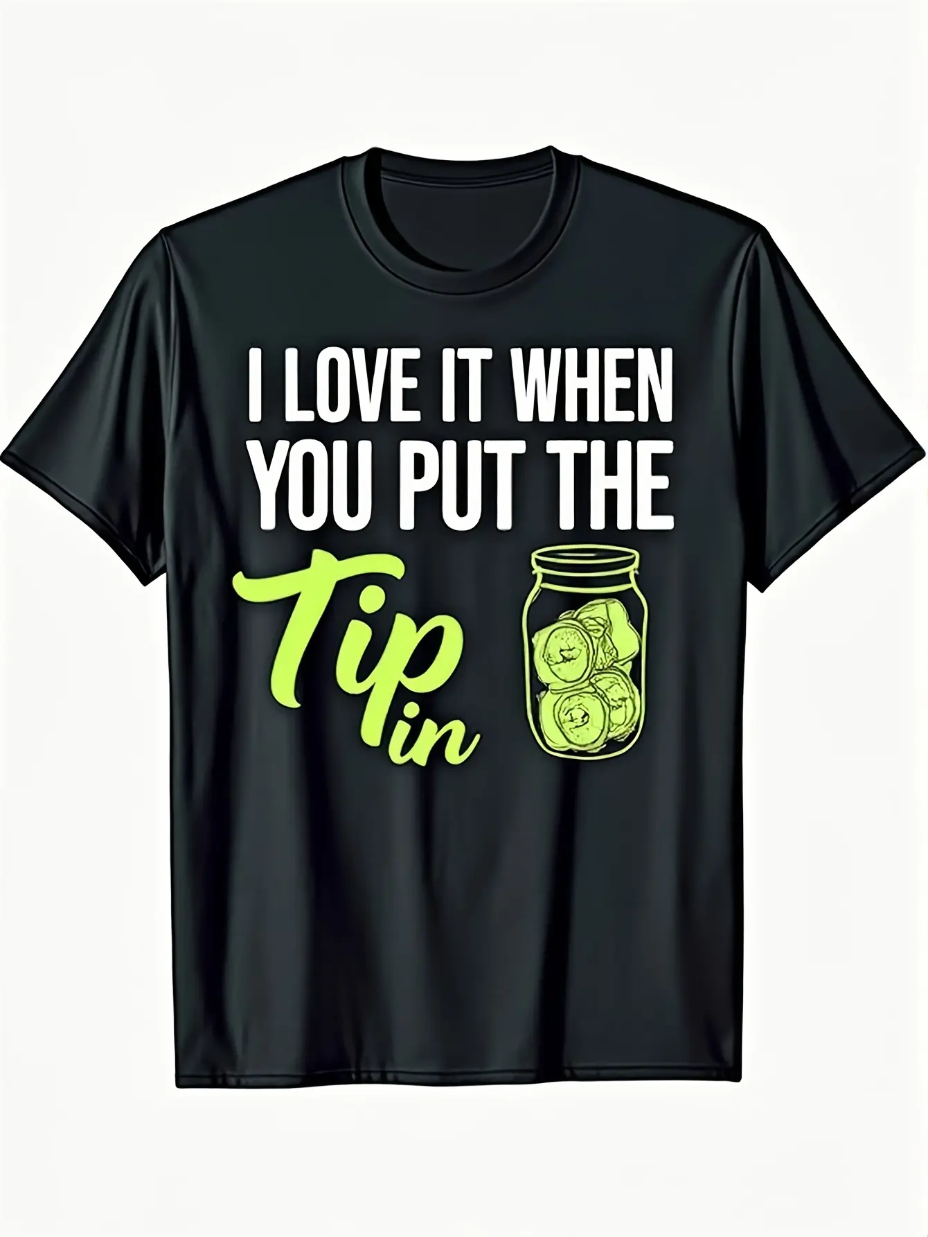Funny Bartender T-Shirt - Retro _I Love When You P unisex soft cotton short sleeve t shirt, vintage graphic casual tee for men women teens, perfect birthday holiday gift for camping travel gym daily street  wear