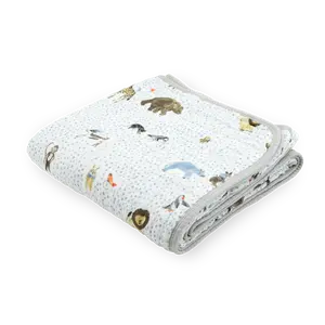 Original Cotton Muslin Quilt - Party Animals