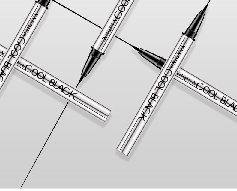[YANQINA] Long-lasting eyeliner -lightweight, waterproof,vegan,cruelty-free,24-hour smooth application,ultra- creamy andsilky smooth texture.