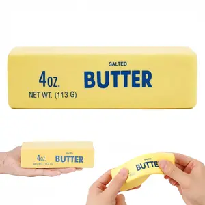 3 Pcs Butter Squishy Toy, Squishy Fidgets, Cream Stick-Shaped Soft Toy with Cream Scent, Perfect for Play & Stress Relief, Ideal Gift for All Occasions, Stress Relief Fidgeting