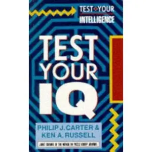USED-Test Your IQ (Test Your Intelligence) by Philip J. Carter (Paperback)