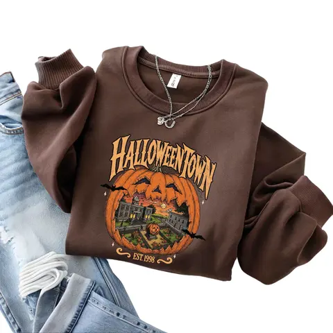 Halloweentown Est 1998 Sweatshirt, Halloweentown University , Retro Halloweentown Sweatshirt, Halloween Gift T-Shirt, Fall Sweatshirt