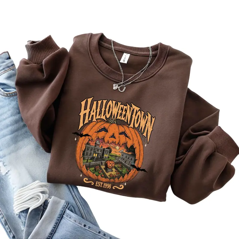 Halloweentown Est 1998 Sweatshirt, Halloweentown University , Retro Halloweentown Sweatshirt, Halloween Gift T-Shirt, Fall Sweatshirt