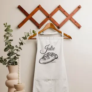 Personalized bread apron.
