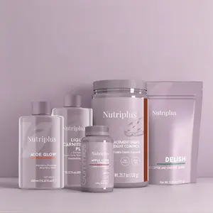 Nutriplus Complete Nutrition and Well-being Pack - Kit with Aloe Glow Drink, Liquid Carnitine Plus, Apple Cider Vinegar Gummies, Replacement Shake, and Delish Coffee & Chicory Blend