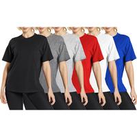 (Crew Neck)Black-Charcoal-Grey-Red-White-Royal