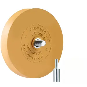 Decal Eraser Wheel Pin Stripe Removal Tool 1 Pack Adhesive Remover Wheel with Pad & Adapter Graphics Removal Tool Eraser