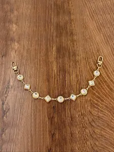 Elegant Chain Metal Bag Charm, Stylish Backpack Charm, Korean Style Rhinestone Accessory, All Season Fashion Pendant (random Design)