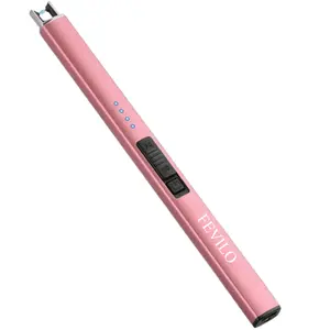 Electric Arc Windproof Lighter, Economical Portable Rechargeable USB Candle Lighters for Camping Kitchen BBQ Daily Use