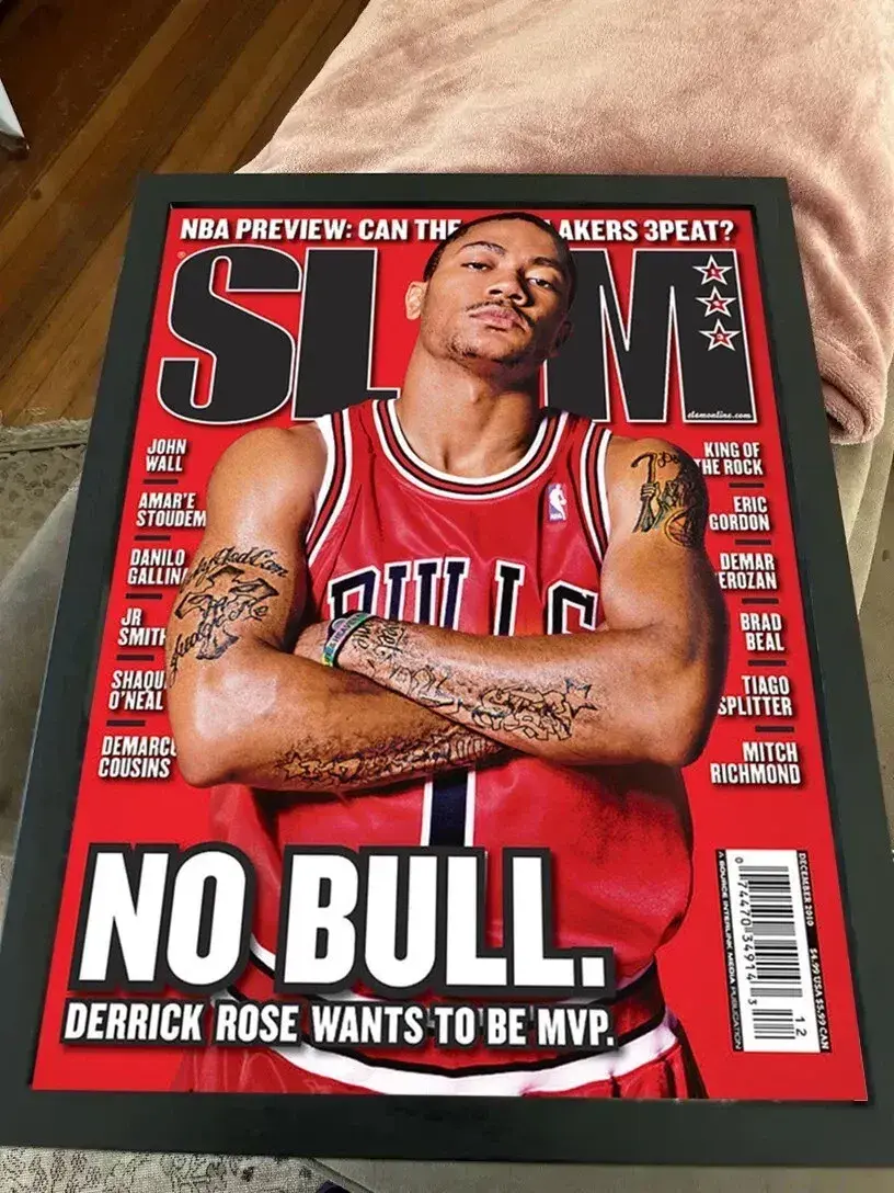 Magazine Derrick Rose Chicago Bulls NBA Cover Poster