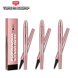 Buy 2 Get 1 Free | Waterproof Micro-Fork Eyebrow Pencil - Long-Lasting Smudge-Proof Brow Pen for Natural Hair-Like Strokes, Eye Makeup Tool for Daily & Soft Glam