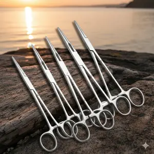 Multi-Function Slip-Resistant Fishing Pliers: High-Strength Stainless Steel, Corrosion-Resistant, 3-in-1 Line Cutter, Hook Remover & Crimper, Interchangeable Straight/Bent Jaw Heads, Portable for Boat Shore Fishing, Fits Multi-Size Lures & Tackle.