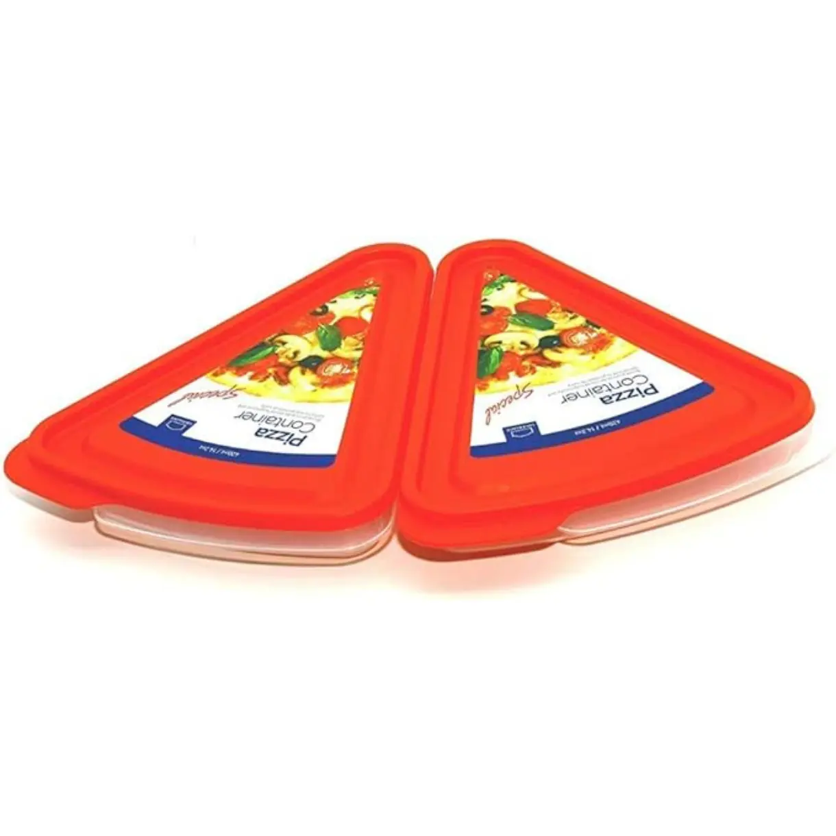 Pizza Slice Container, Tray and Saver, 2 Pack