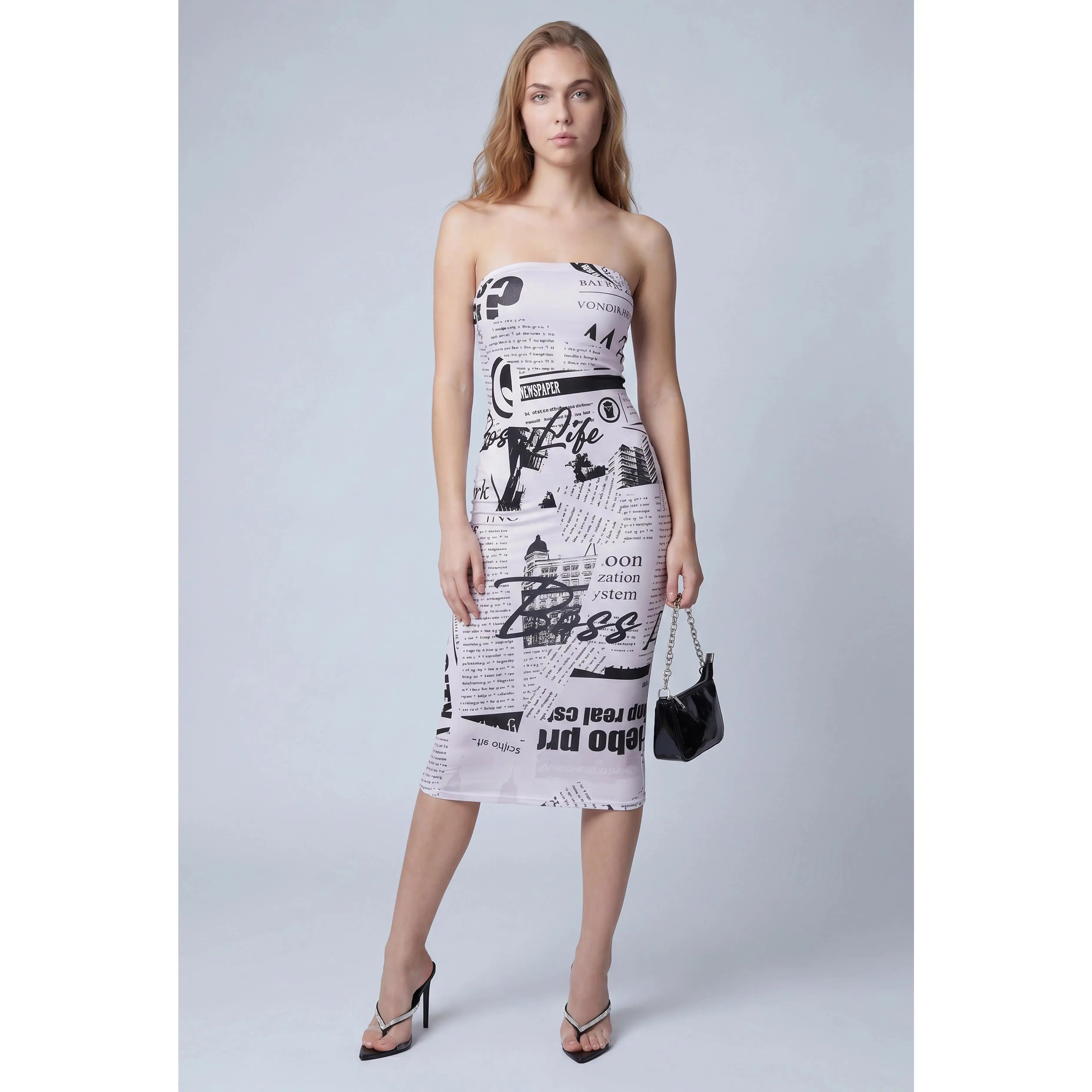 Boss Newspaper Tube Dress