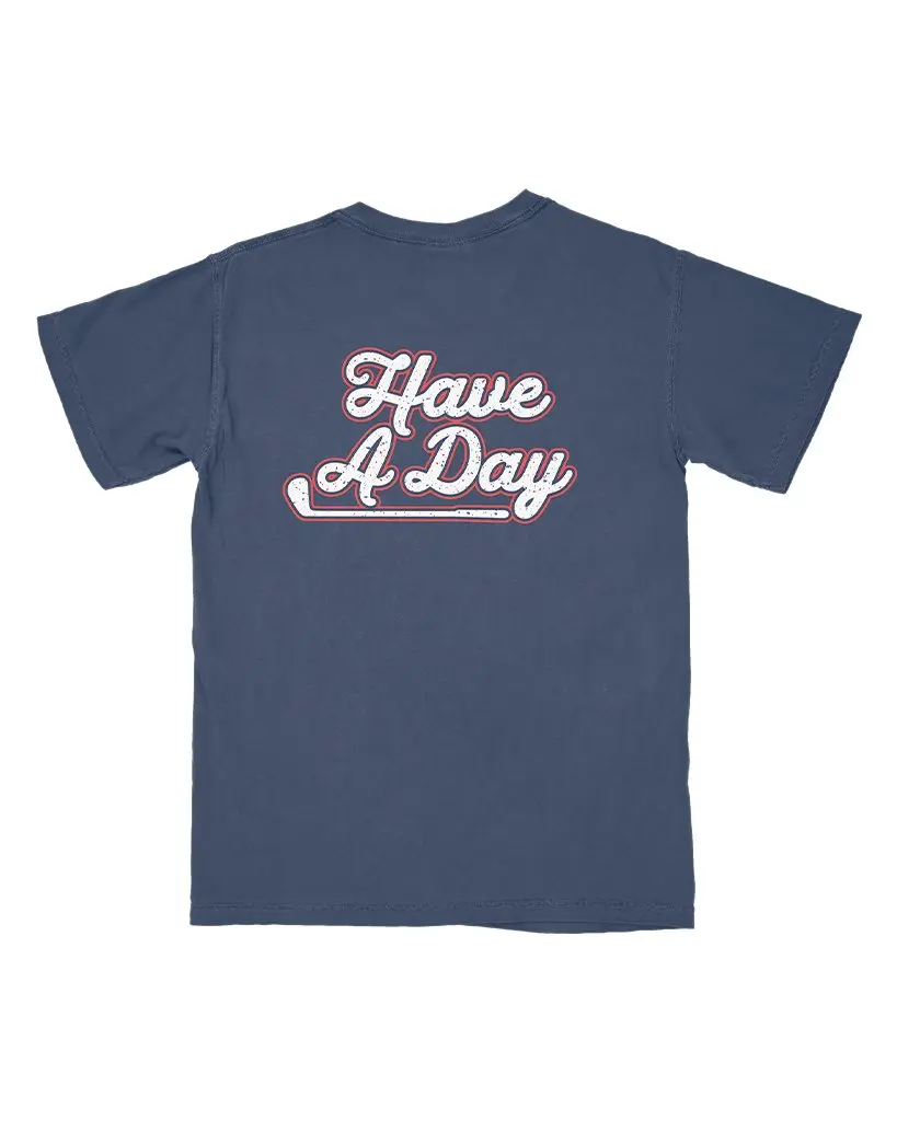 The USA Splatter Navy Pocket T Shirt