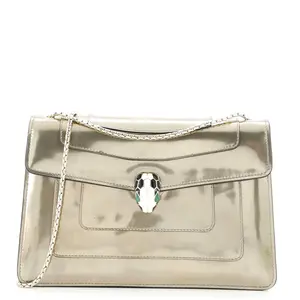 Pre-owned Bvlgari Patent Leather Shoulder Bags Serpenti Forever Shoulder Bag Patent Medium by Rebag