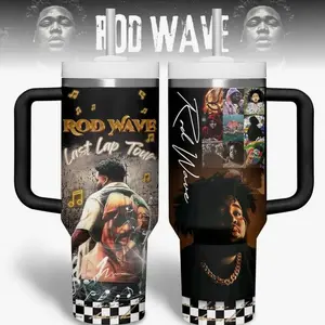 R0d Wave Music Custom Cup 40 oz Tumbler With Handle