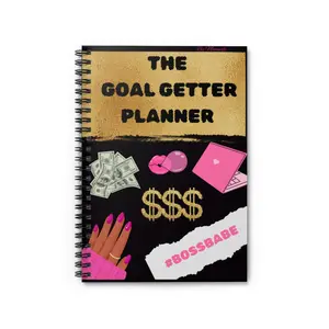 The Goal Getter Planner Spiral Notebook - Ruled Line