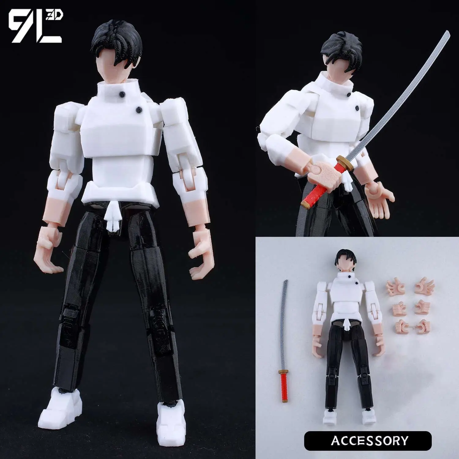 9L3D Dummy13 Jujutsu Kaisen Jogo Anime Action Model LUCKY13 Flame