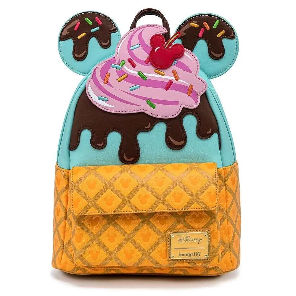 Mickey and Minnie Sweets Ice Cream Mini Backpack Mickey and Minnie Sweets Ice Cream Mini Backpack