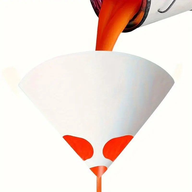 Durable Paint Strainer Paper Funnel for Spray Guns - Essential Garage & Shop Accessory, Filters Paint & Debris, Easy to Clean, Ideal for Precise Application, Paint Guns Accessories