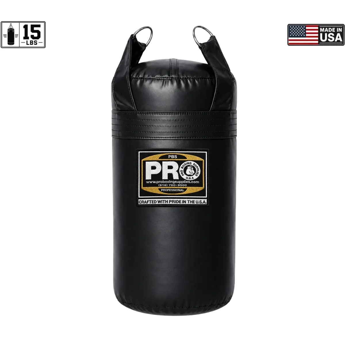 ProBoxing® 15 LBS Heavy Punching Bag
