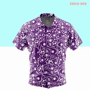 Biscuit Oliva Baki Button Up Hawaiian Shirt