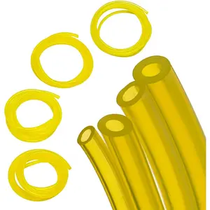 (4 Sizes) 2-Stroke  Power Tools  Line Replacement Kit.  Hose  Tube for String Trimmer Chiansaw Blower Power Tools with Small Engine, Nitro Engine. (Yellow, 4ft each)