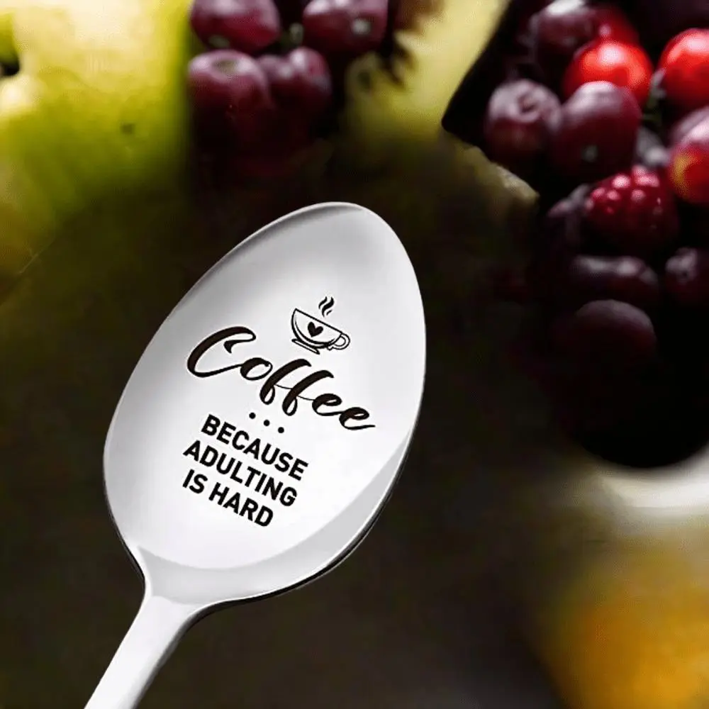 Coffee Spoon, Stainless Steel Coffee Spoon, Coffee Ladle, Coffee Utensils, Kitchen Utensils, Gift for Coffee Lover, Gift for Her, Coffee Making Tool, Coffee Bar Essentials