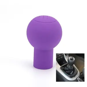 Anti-slip Silicone Car Gear Shift Knob Cover, Manual Gear Shift Lever Grip Protective Cover, Gear Stick Cover, Car Interior Accessory