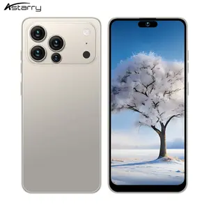 Astarry-17Pro Max 4G network 4+64GB ROM 6.93-inch large screen Smart Touchscreen Phone Android 10.0 version 5+13MP high-definition camera fingerprint unlock 8-core processor dual card dual standby facial recognition smartphone suitable for home offices