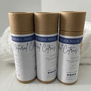 Citrus-Powered Laundry Stain Stick - Natural Coconut Oil & Plastic-Free Kitchen Grease Cleaner for Tough Stains & Everyday Messes