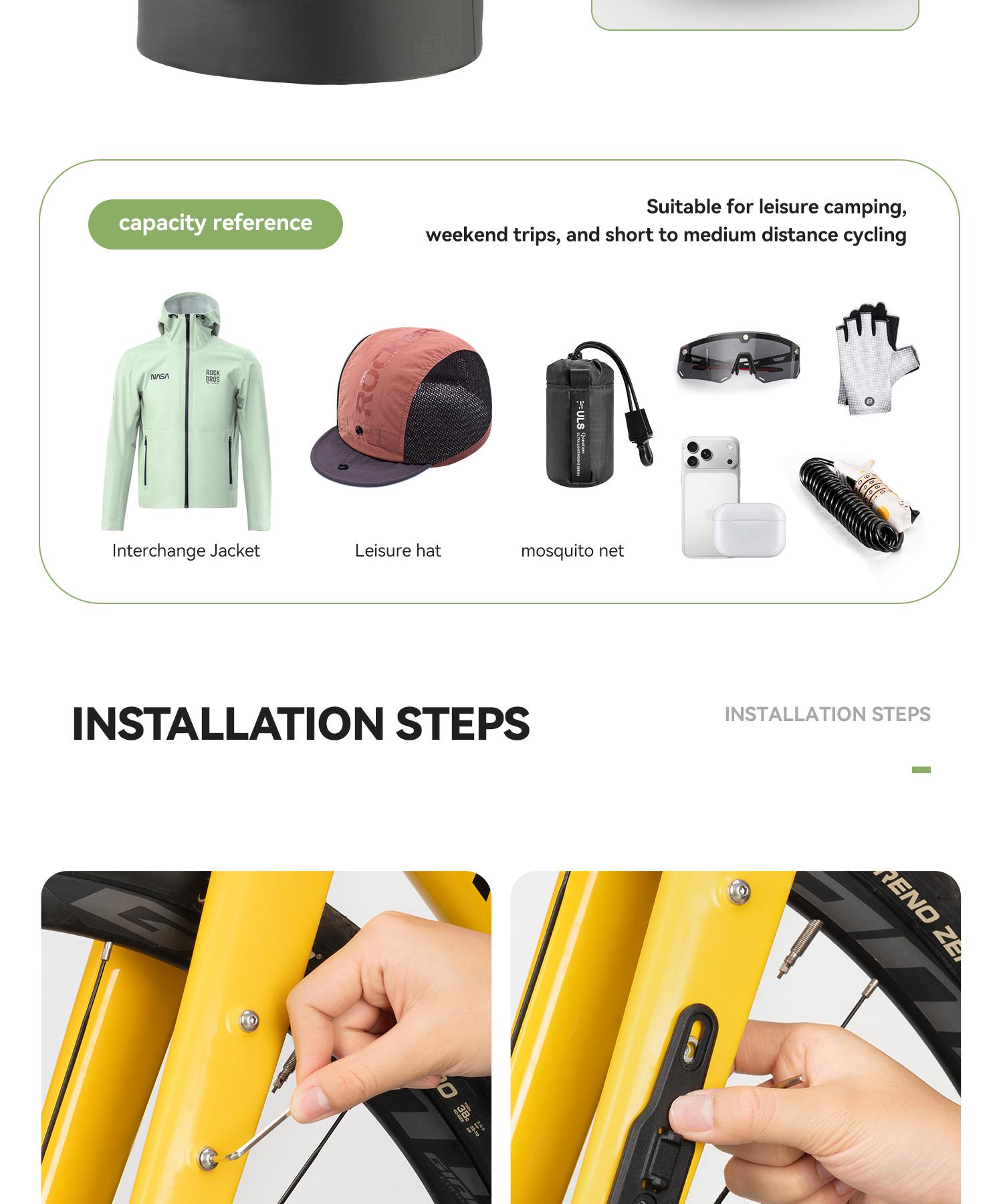 Bike Magnetic Front Fork Bag Waterproof Bike Pannier Bag for Mountain Bike Accessories